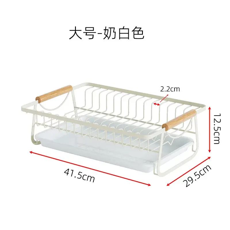 廚房瀝水架碗筷收納架高顏值防滑檯面碗筷櫃濾水置物架