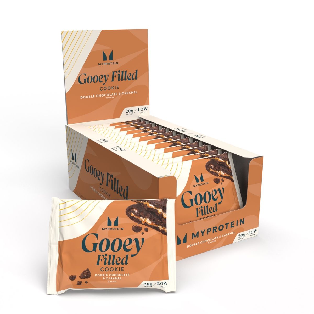 高蛋白軟心餅乾 - 双重巧克力焦糖