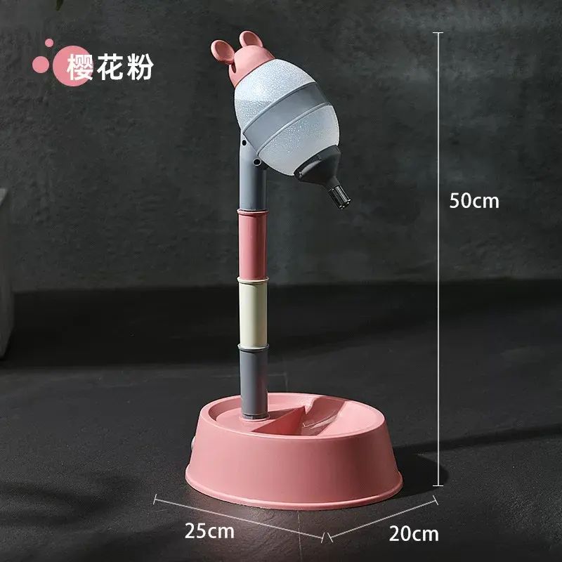 新款米奇節節高喂水器貓狗通用立式喂水器舔舐滾珠喂水器寵物用品
