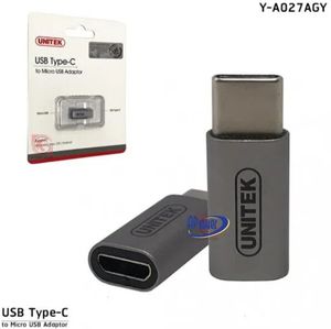 UNITEK - Y-A027AGY - USB-C to Micro USB Adapter