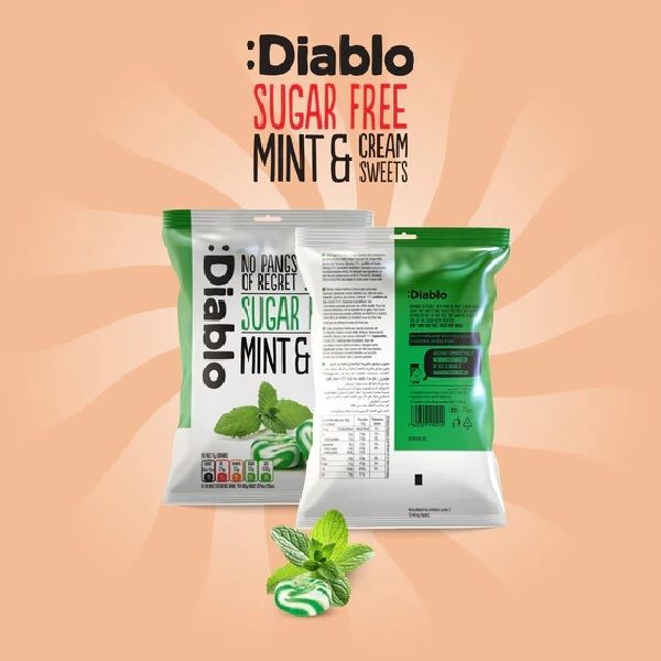 Sugar Free Mint & Cream Sweets 75g x 2 Best Before: 19 Mar 2027