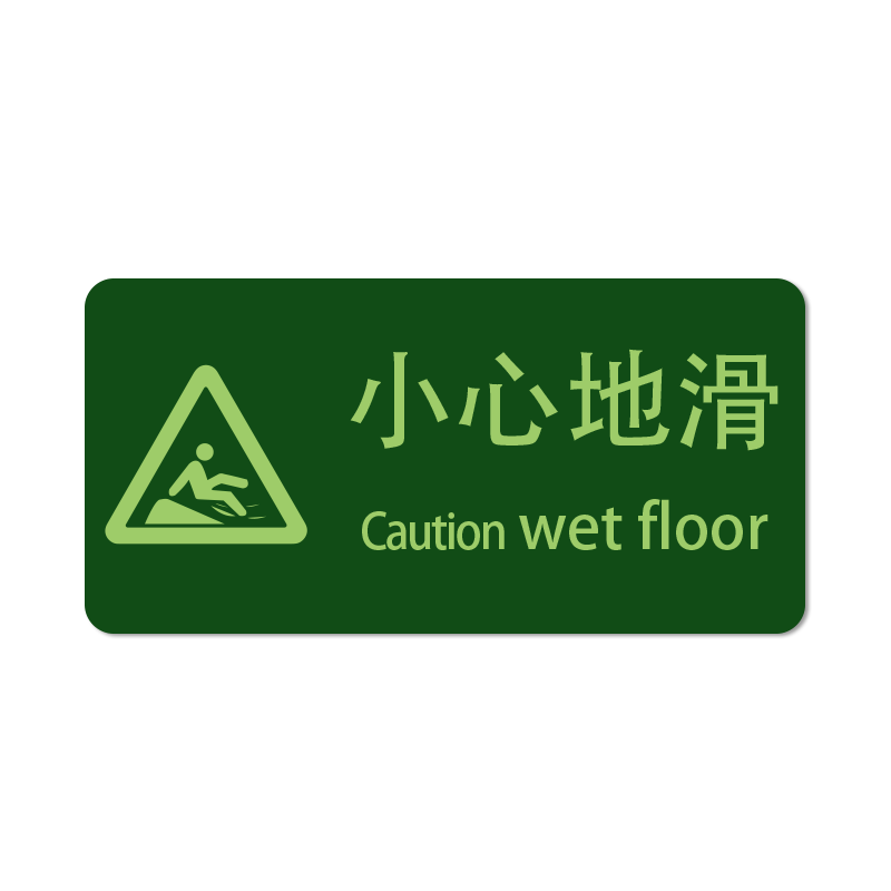 安賽瑞 經濟型自發光地貼 10片裝 夜光安全出口地貼標識