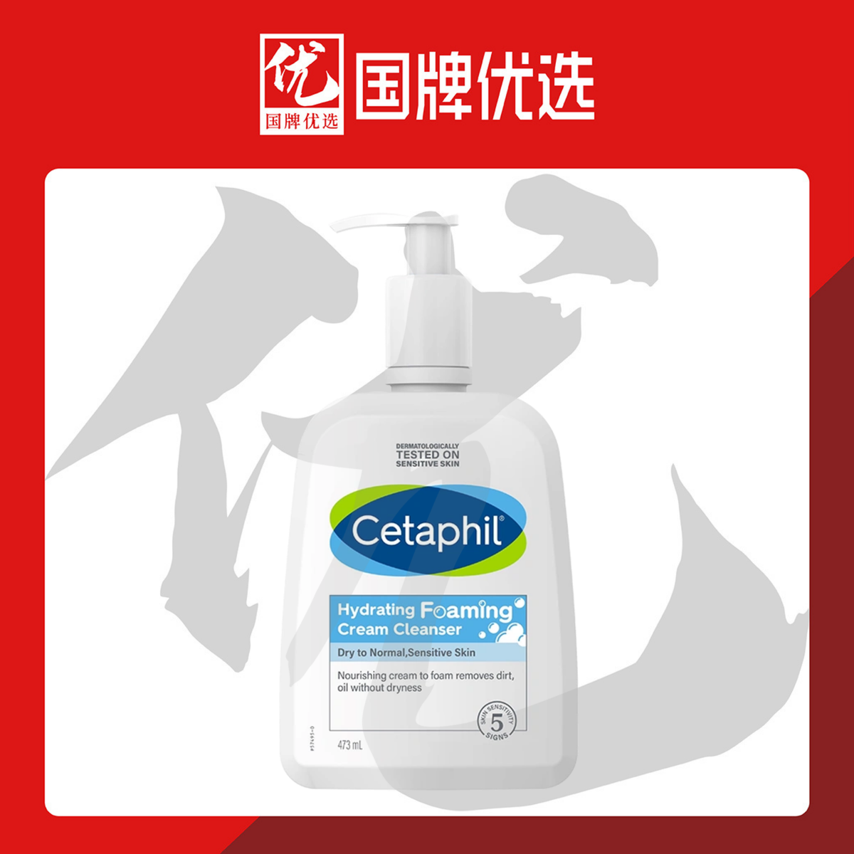 温和清润泡沫洁面乳 473ml (内地版)