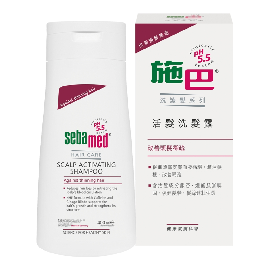 施巴 - 活髮洗髮露 400ML【新舊包裝隨機】（4103040908261）