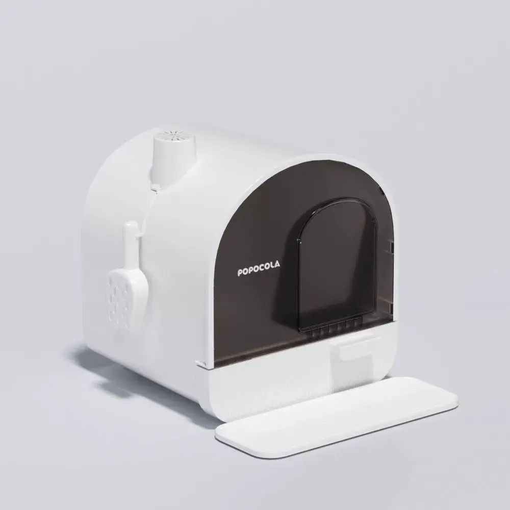 貓砂盆全封閉防臭除臭防外濺網紅屎盆幼貓咪廁所超大號特大抽屜式