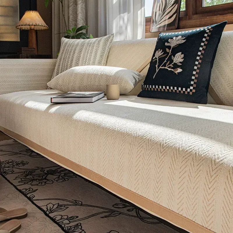 复古法式沙发垫 四季通用雪尼尔沙发套 罩盖布巾