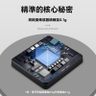 計時咖啡電子秤 | type-c充電手沖咖啡秤 | LED屏義式咖啡秤 | 廚房家用稱-升級款磨砂黑《物理開關+金屬底座+精準度更高+自動計時+隔熱墊)