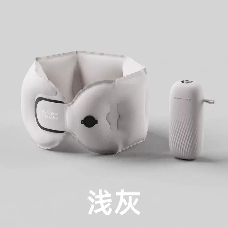 充氣式u型枕脖枕旅行飛機護頸枕便攜護脖子出差神器