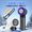 Foldable mini fan | USB handheld turbo strong wind | 100-speed stepless speed adjustment 