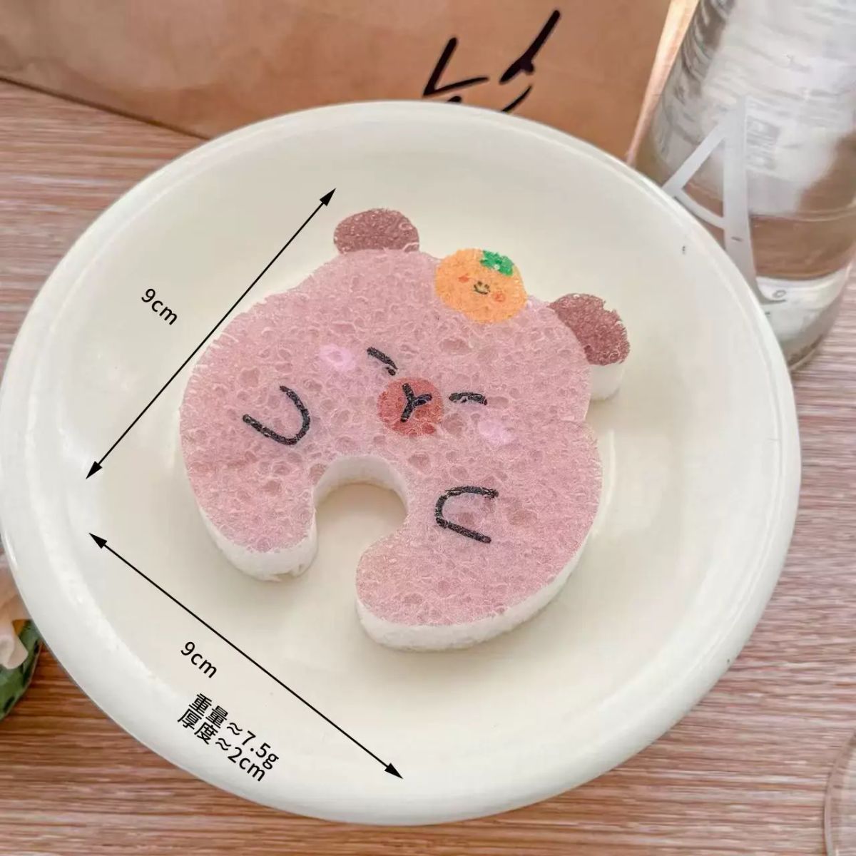可愛動物洗碗海綿擦掛式廚房瀝水壓縮木漿棉清潔魔力擦刷鍋神器廠