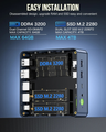 NucBox M5 PLUS Mini PC 迷你電腦 - ( AMD Ryzen 7 5825U、Radeon RX Vega 8、Window 11 Pro)