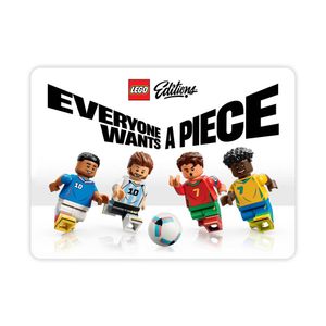 LEGO®限量珍藏卡連卡磚款式：四位球員(隨機序號)(活動贈品) 
