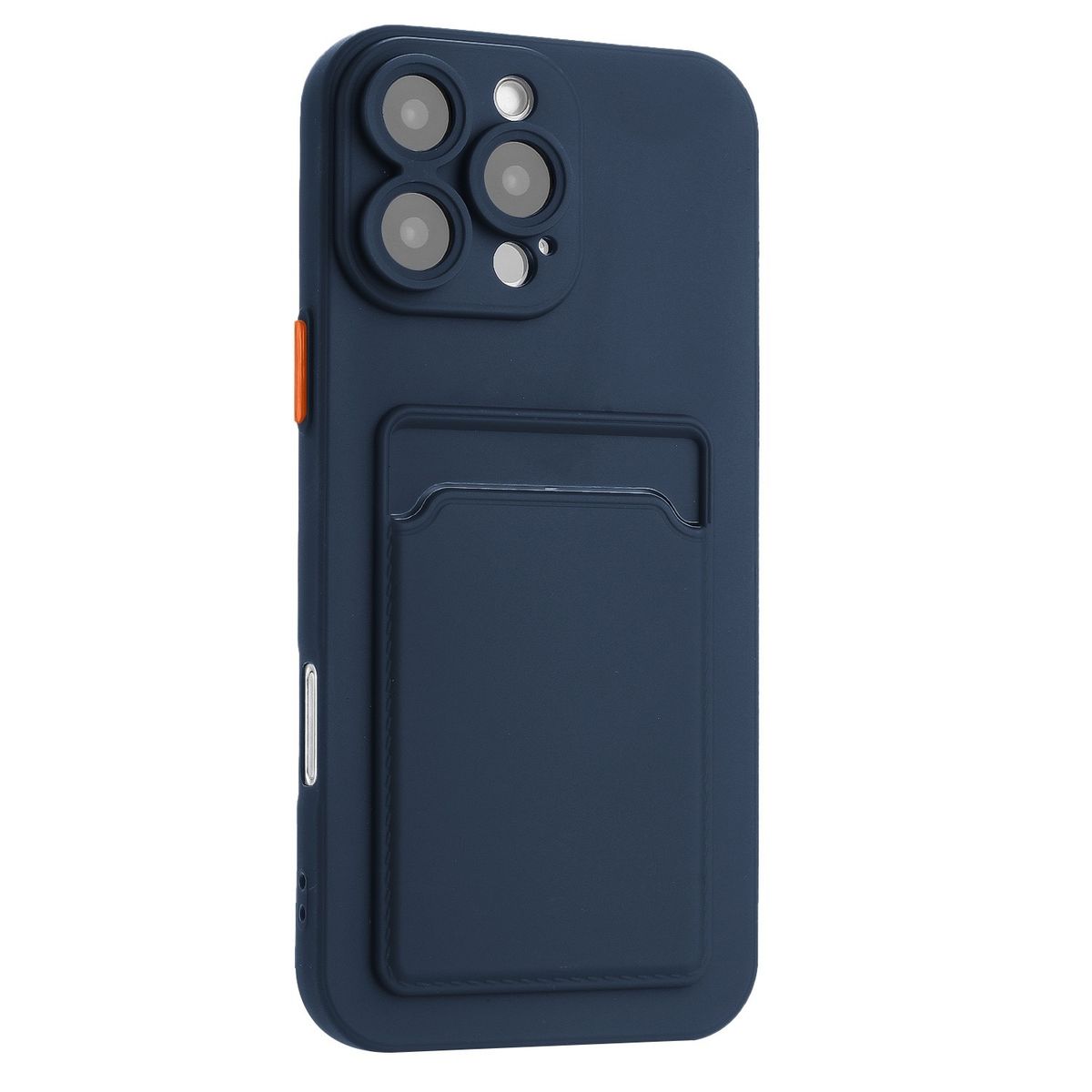 iPhone 16 Pro Max 手機殻 - 彈性深藍色 - 帶插咭位