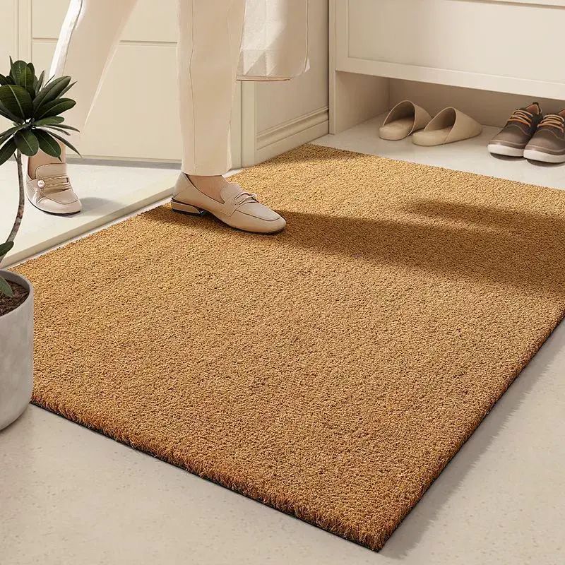 天然椰棕地墊高檔環保入戶門墊除塵刮沙進門腳墊玄關門口地毯