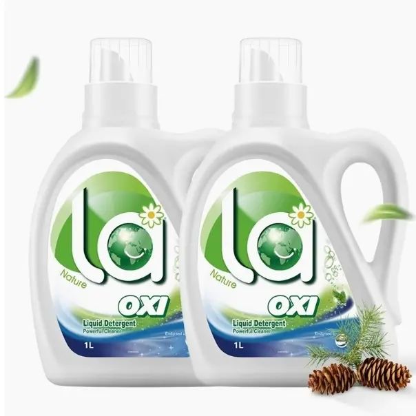 威露士la有氧洗洗衣液1L機洗手洗袋裝除菌除蟎高效清潔平行進口