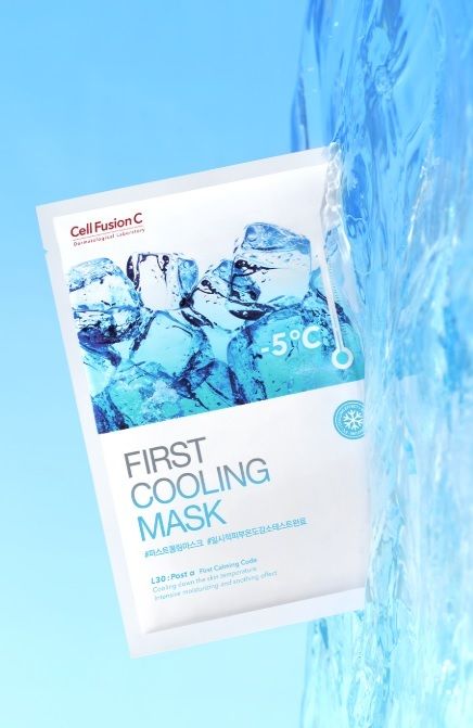 Cell Fusion C First Cooling Mask 舒緩冰感降溫保濕面膜 5片裝
