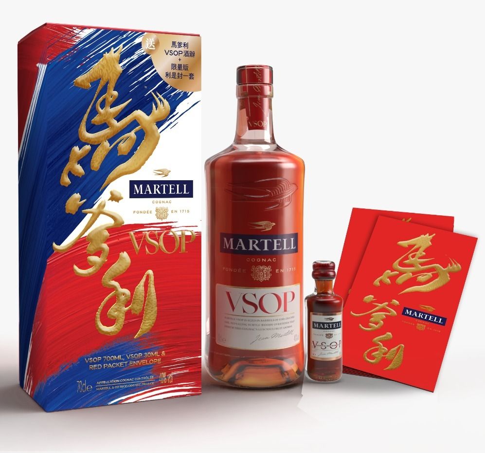 [原裝行貨] VSOP 干邑 馬年限量版連酒辦套裝 730毫升 [新舊包裝隨機發送)