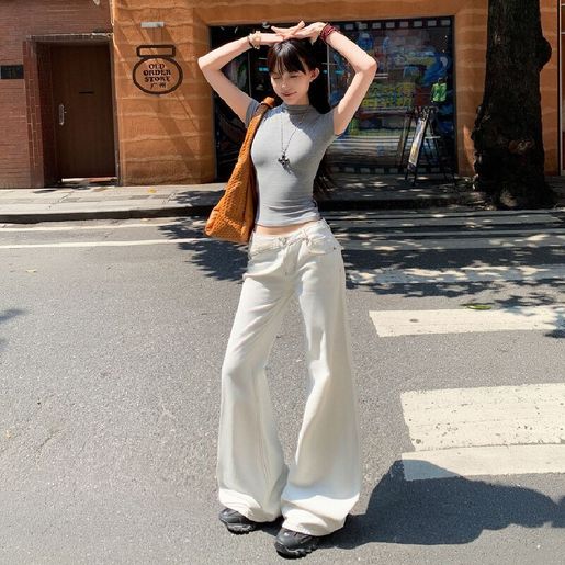 Ameri VINTAGE - ☺　ameri IRREGULAR HEM DESIGN TOP Shipped from Mainland | Vintage American Style | Irregular AMERI