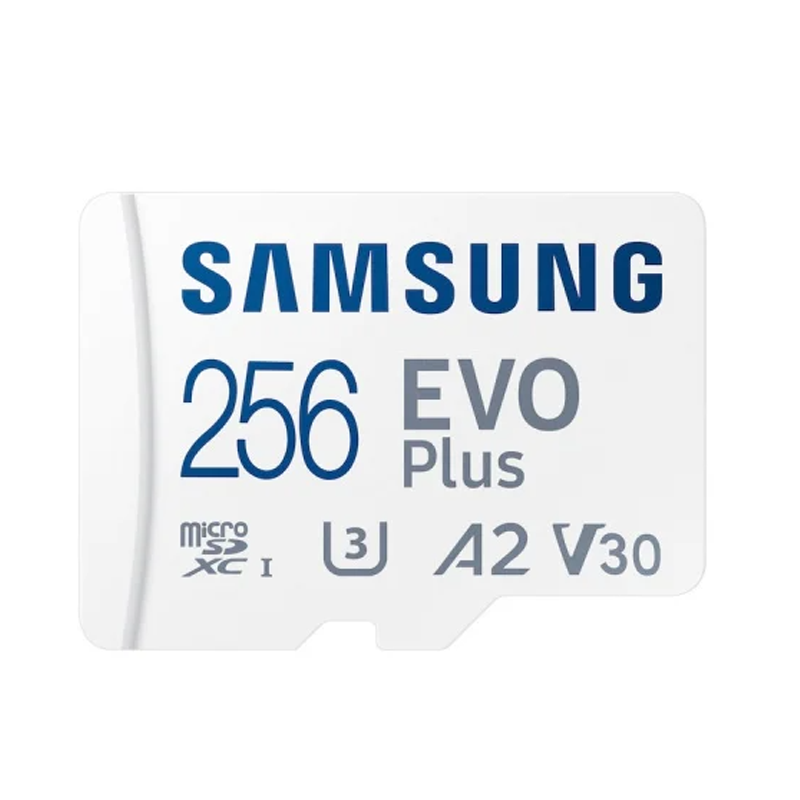 2024年新版 EVO Plus MicroSD 記憶卡/儲存卡 256GB 160mb/s (附SD轉換器) U3 / V30 / A2 [原廠正貨]