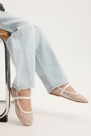 Cotton On Kids - Olivia Ballet Flat - White mesh