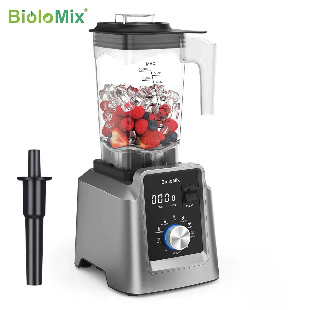 英規智慧攪拌機自動定時程式絞肉研磨料理機榨汁破壁Blendermixer