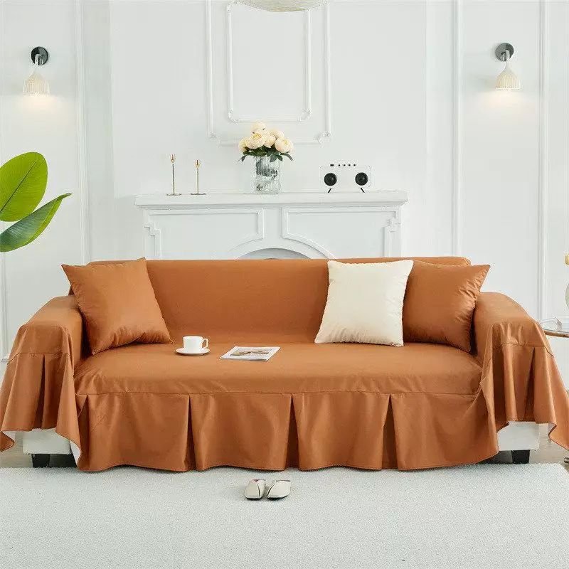 防水隔尿不沾毛沙发盖布巾沙发巾全盖防猫抓防污沙发套罩四季通用