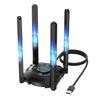 WiFi6E AX5400 USB3.0 Adapter (Support Win10 / Win11) WL-WN695X2-A