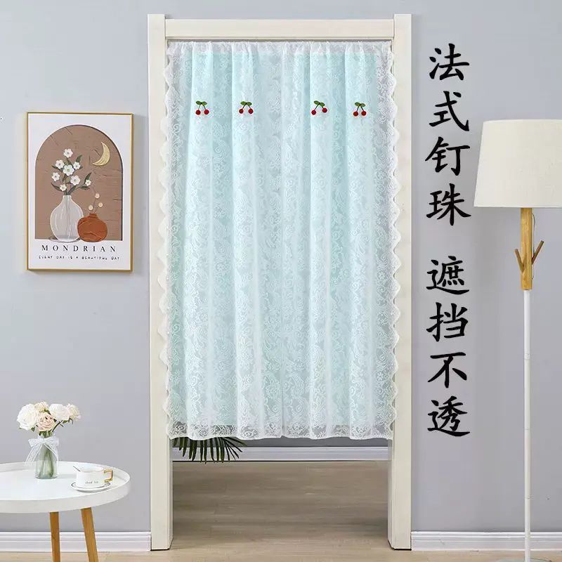 半截門簾窗簾隔斷簾廚房臥室廁所遮擋不透人小清新房間防隱私半簾
