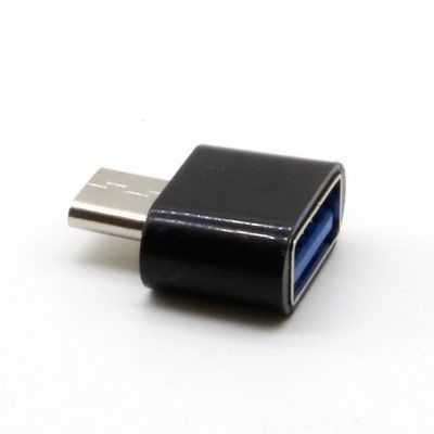 OTG轉接頭 Type-C轉USB 數據線 適用華為小米手機 轉換器 配件- type-c迷你轉接頭（黑色） 均碼