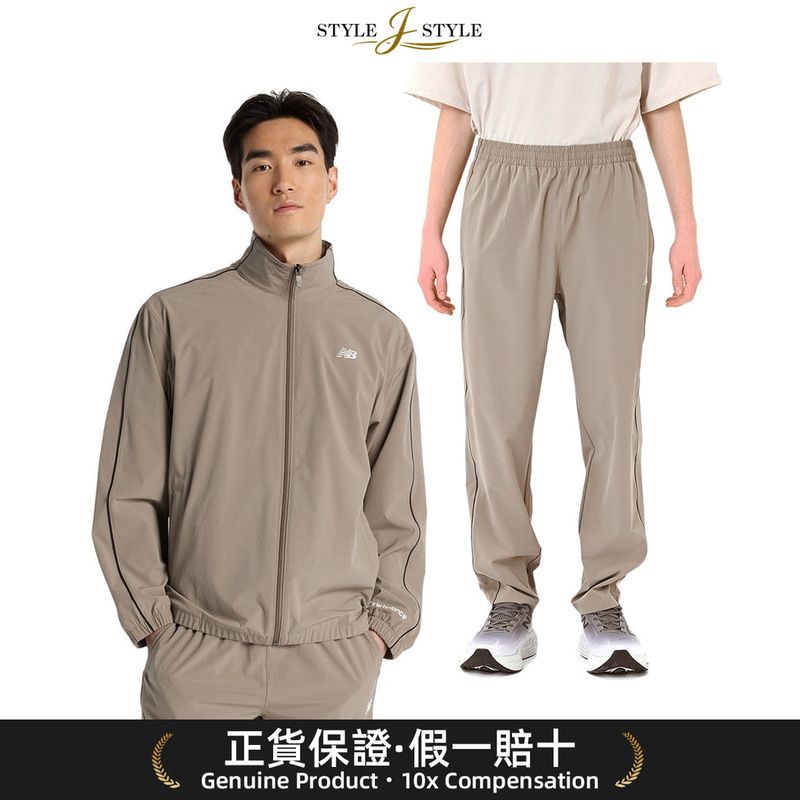 (日本平行進口)new balance-New Balance（男士）编织货车顶部同笃套件AMJ51504DOK AMP51204DOK泽西飞机恤