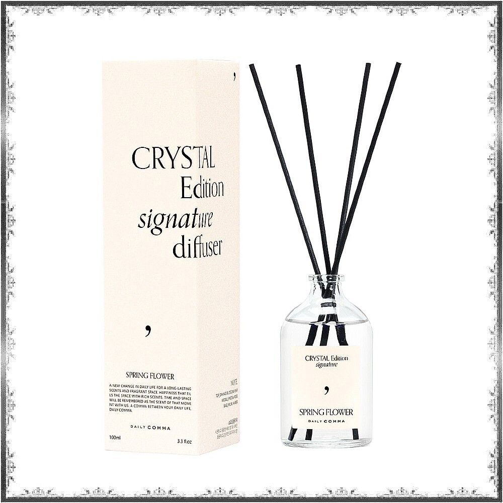 水晶版室內擴香瓶 - 春之花 (100ml) [平行進口]