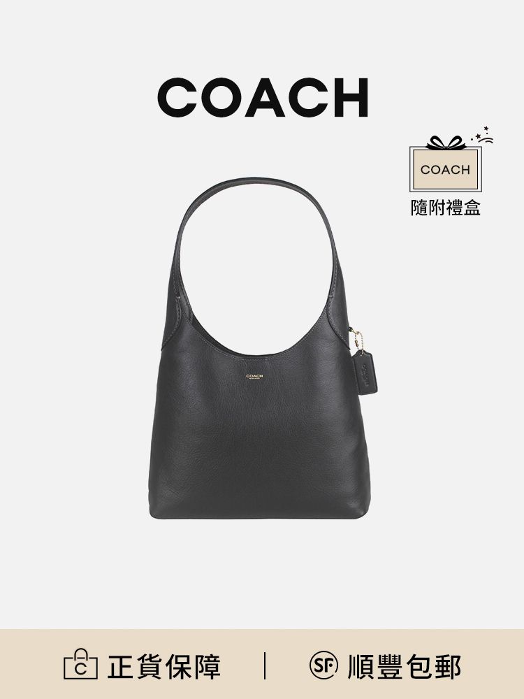 COACH Brooklyn 女士單肩包黑色[平行進口]