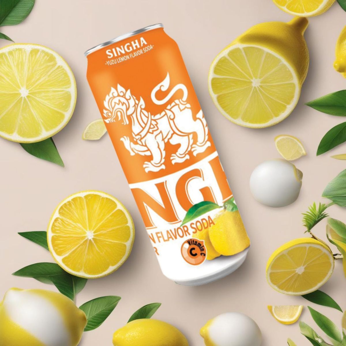 Singha 柚子檸檬味梳打水 x 2