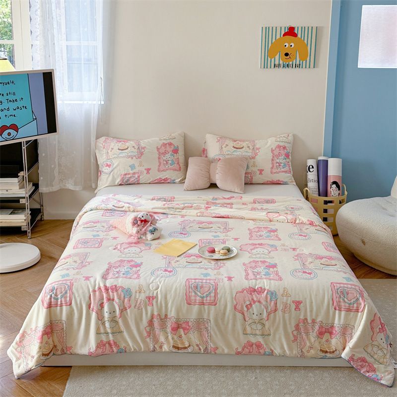 輕柔冷氣被|單人雙人四季被|夏凉被夏被|純色可機洗|大豆纖維被 糖果屋  150x200CM