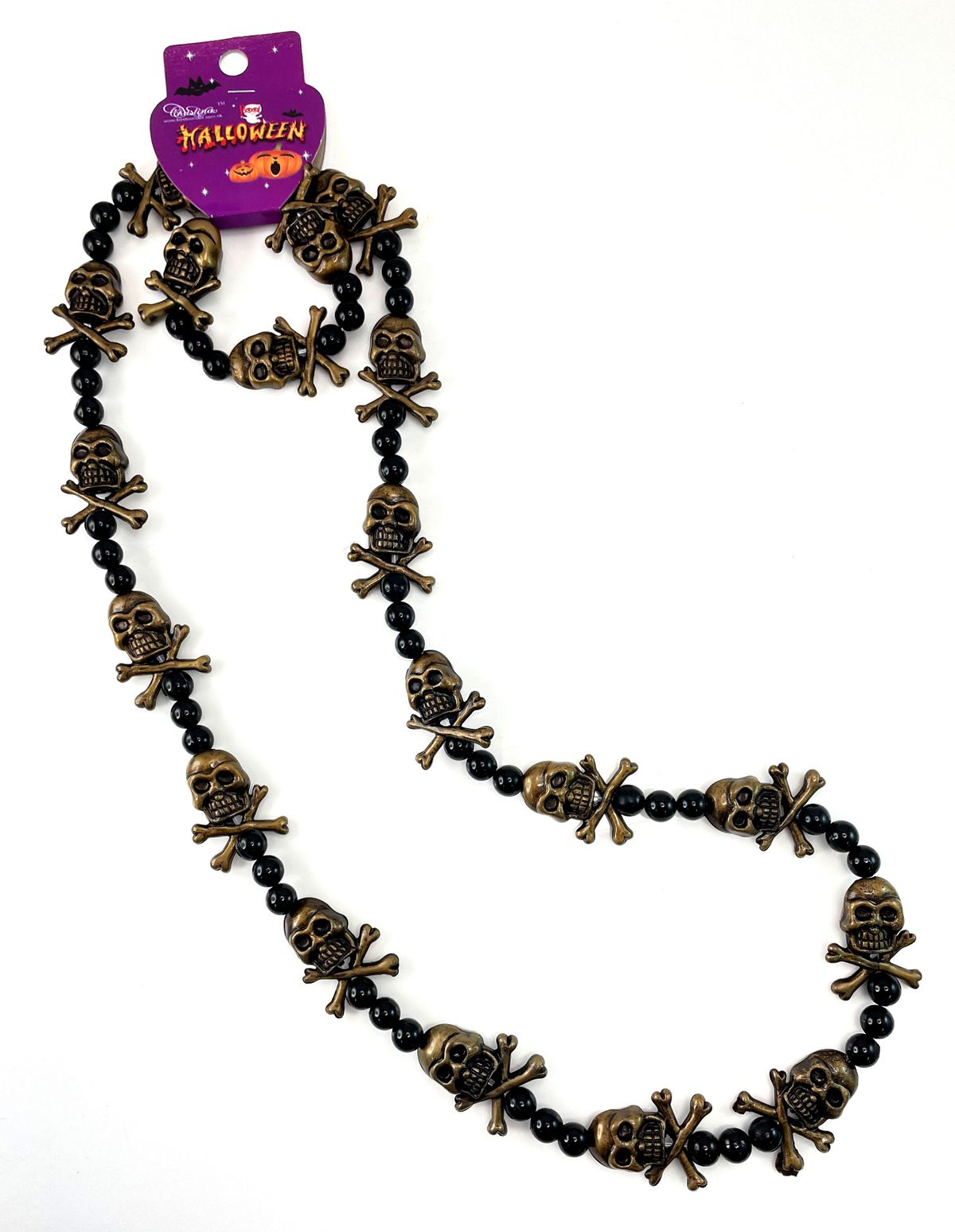 Halloween l Party l Props l Toys - Lucky Skull Necklace + bracelet set (Holiday Special)(10C084)