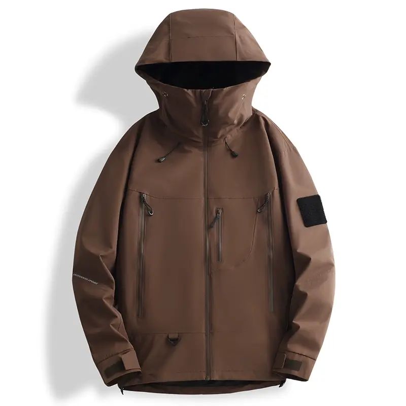 新款2025男女滑雪服两件套登山服户外潮流可拆卸防泼水三合一加绒