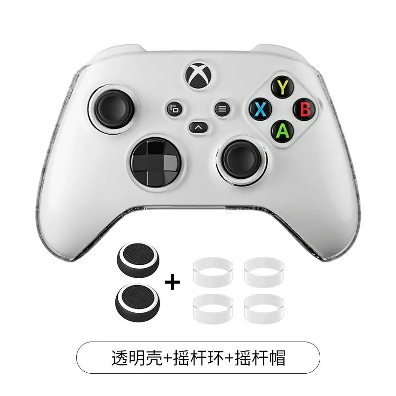 Xbox把手防護新選擇 適用於Series XSX XSS的透明水晶硬殼保護套太讚啦 硬殼材質防摔性能強 能全方位保護手柄免受磕碰損傷 透明設計不遮擋手柄原本色彩與外觀 精準開孔確保按鍵操作流暢
