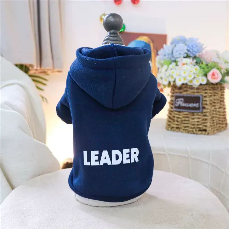宠物衣服狗狗猫猫服装服饰我爱喔你宝蓝卫衣