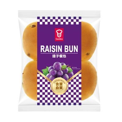 提子餐包(4個裝)- 1袋(食用期至少兩天)