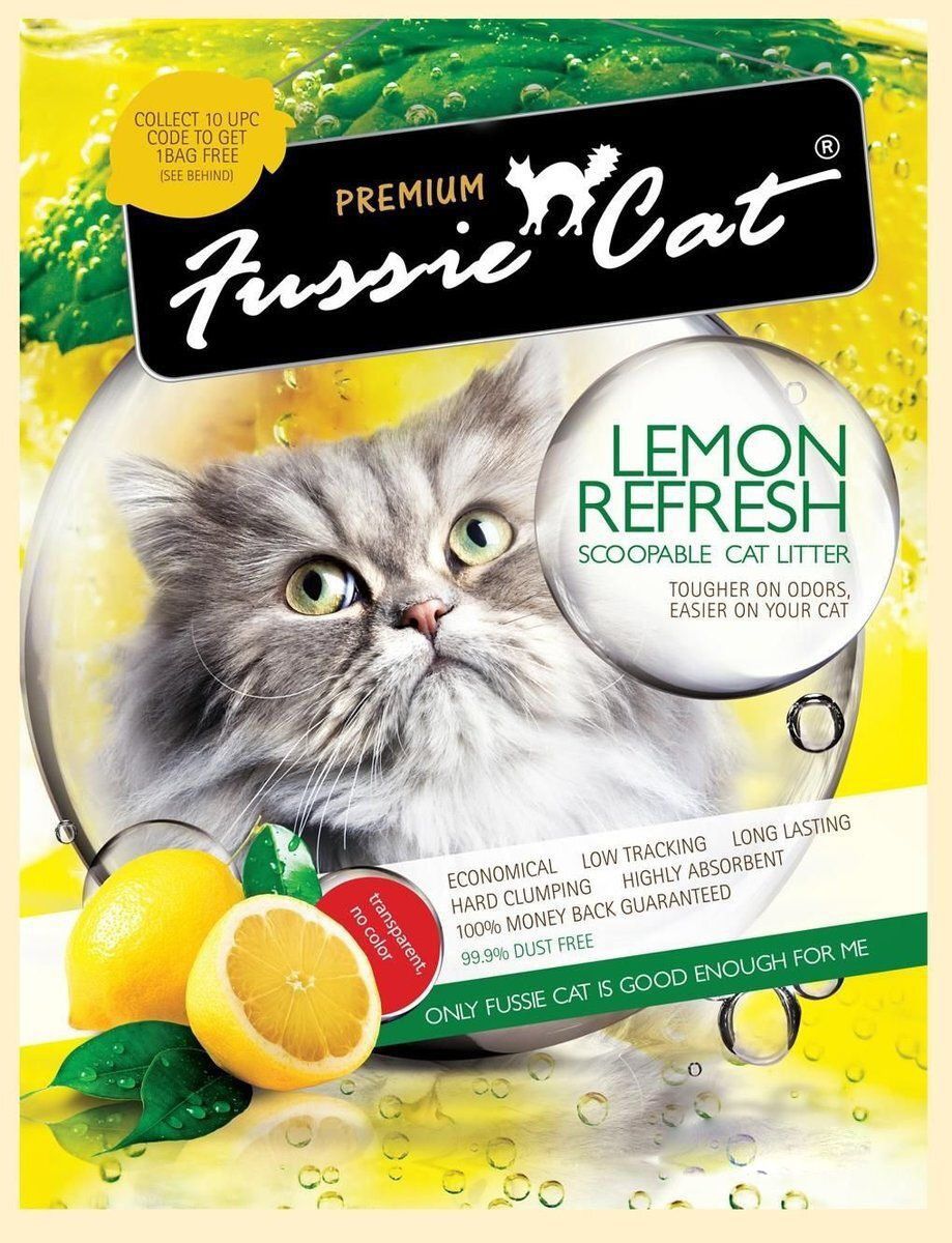 Lemon Refresh Scoopable Cat Litter 10L