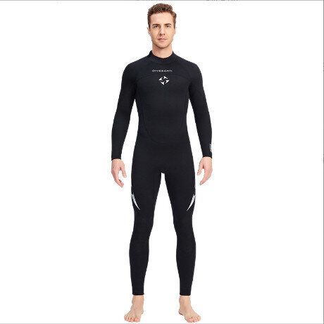 連體3mm保暖超彈耐磨濕衣防寒潛水服冬泳衣( M-4XL碼)(下單後請聯絡客服確認發貨尺碼及顏色)
