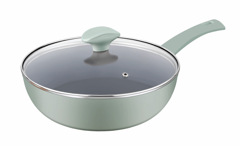 [贈品] Norden 單柄炒鑊連玻璃蓋28cm