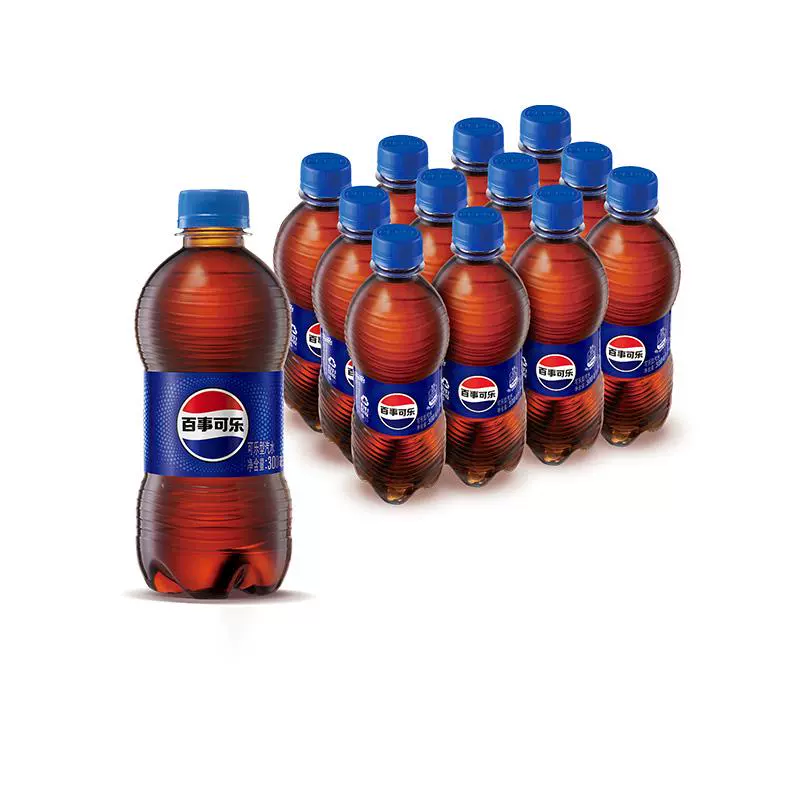 百事可樂7喜美年達300ml*12迷你瓶mini整箱碳酸飲料瓶裝汽水平行進口