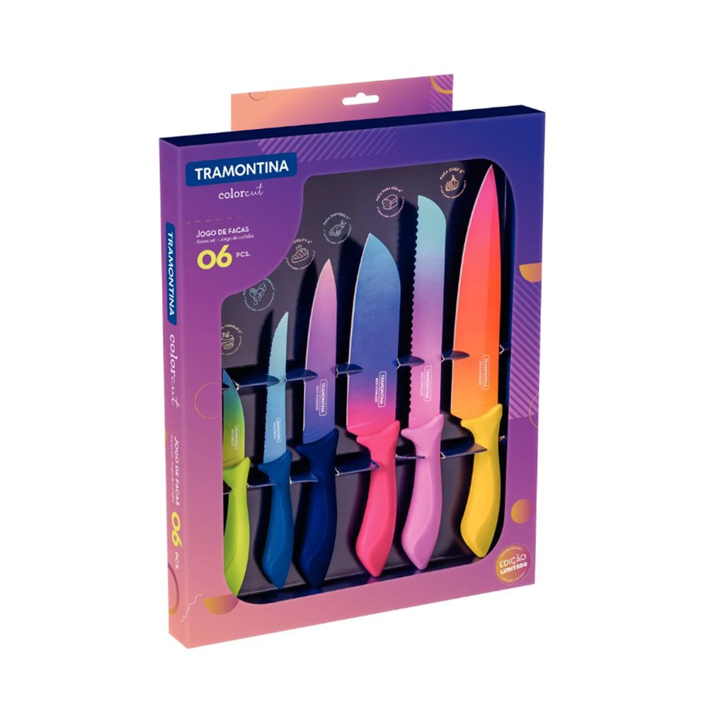 Colorcut 系列 刀具套裝 6件裝 彩色