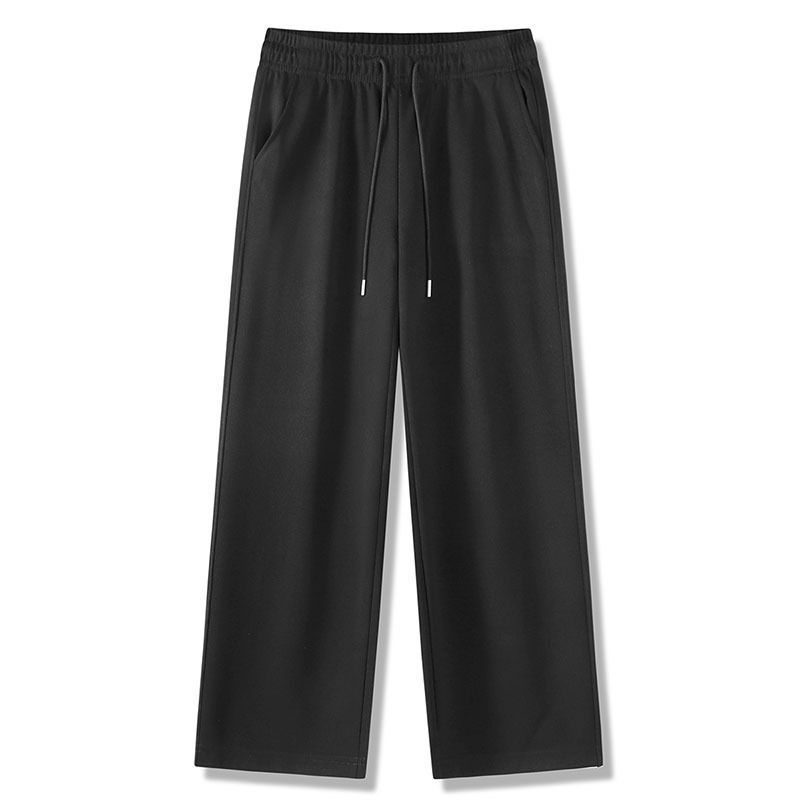 美式阔腿直筒卫裤男春夏新款裤子男港风宽松垂感休闲运动长裤