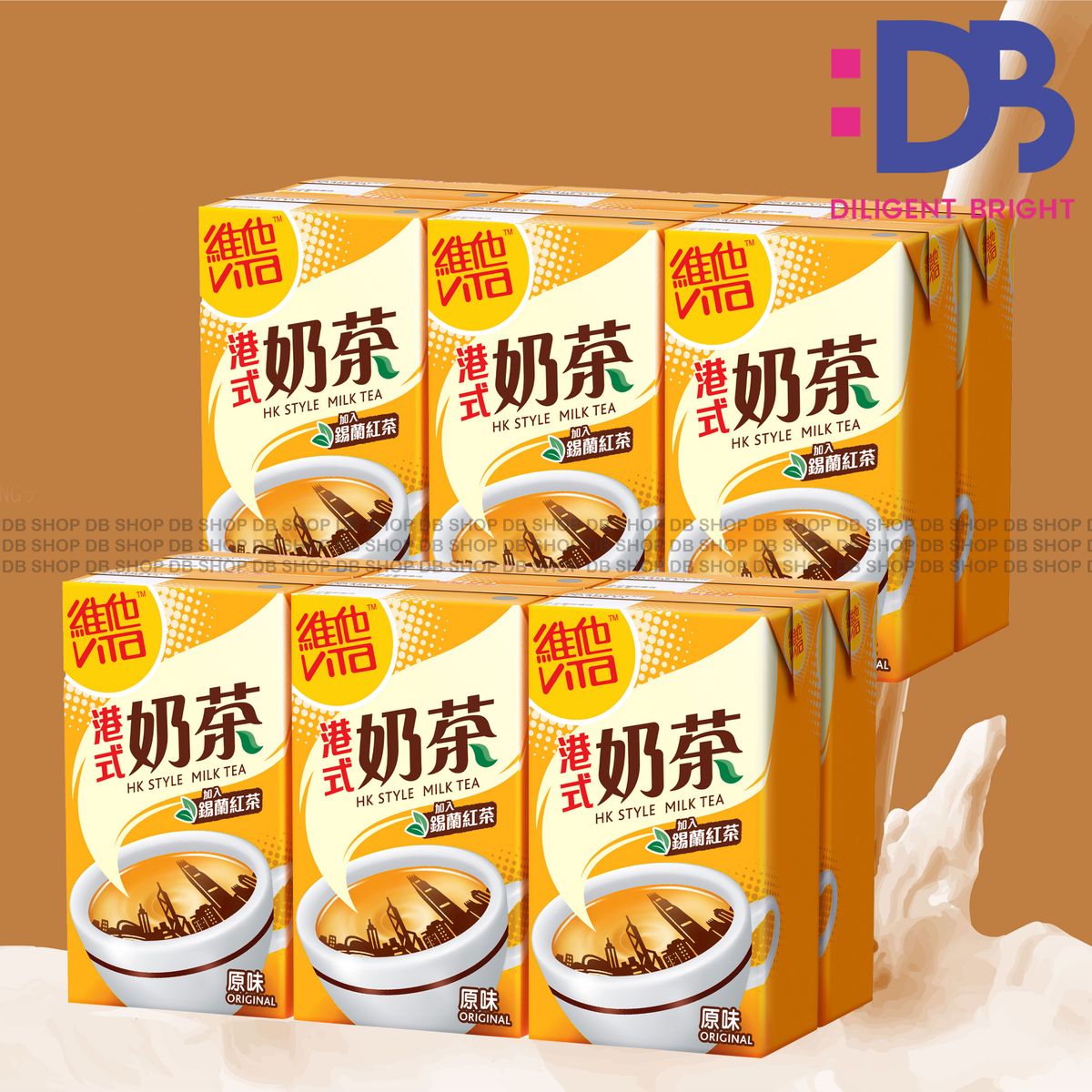 紙包裝-Milk Tea (250ml X 6 X 2)