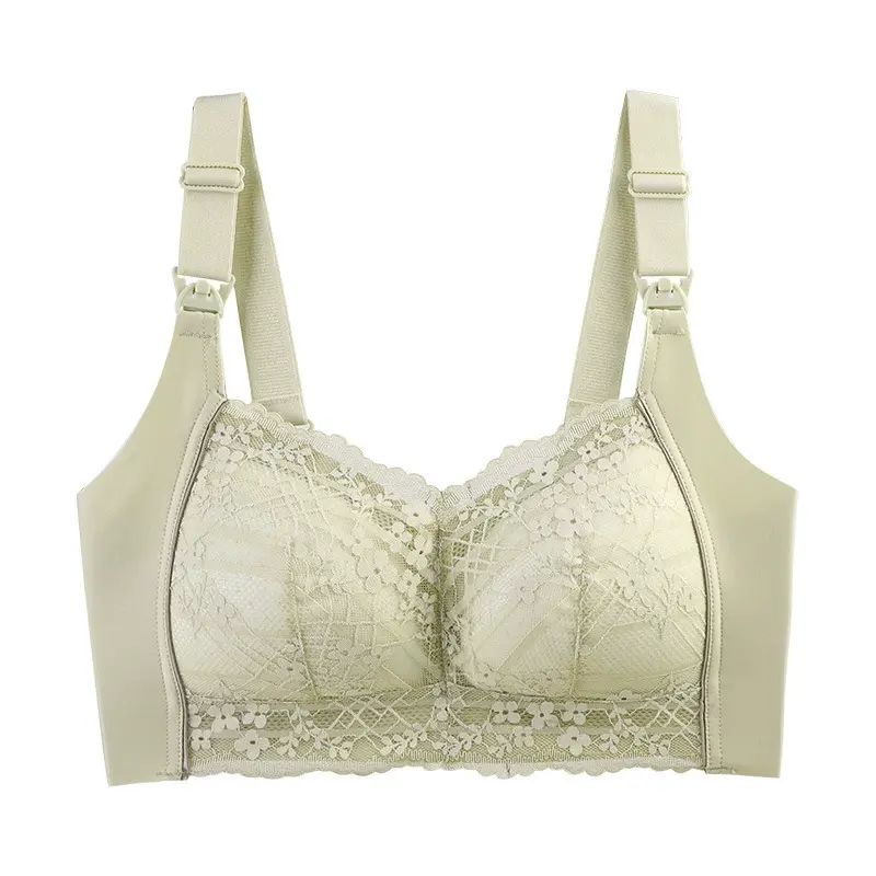 哺乳内衣文胸大胸显小薄款无钢圈舒适透气聚拢防下垂喂奶产后文胸