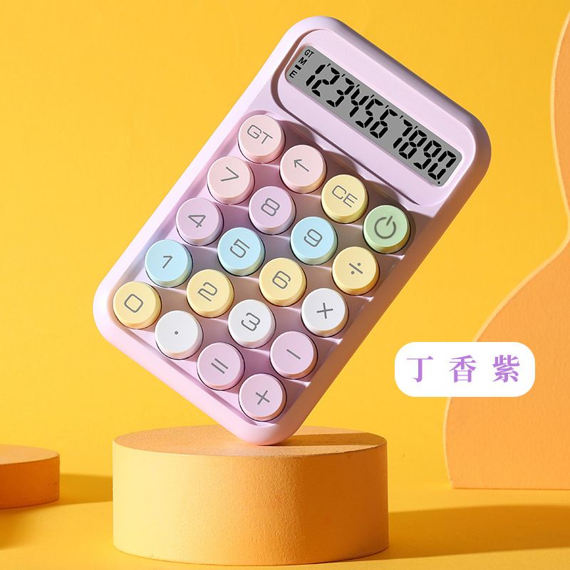 High- calculator officedopamine cute computer -Dopamine Sugar Calculator, Sapphires 819max Free Size
