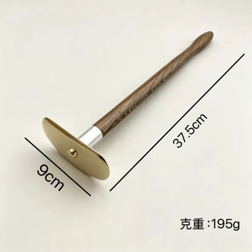 Pure brass Tai Chi scraping board for whole body, self-scraping, back dredging, meridians and manag