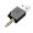 For iPod shuffle 3rd / 2nd USB Data Dock Charger Adapter, Length: 4.6cm (Magenta)